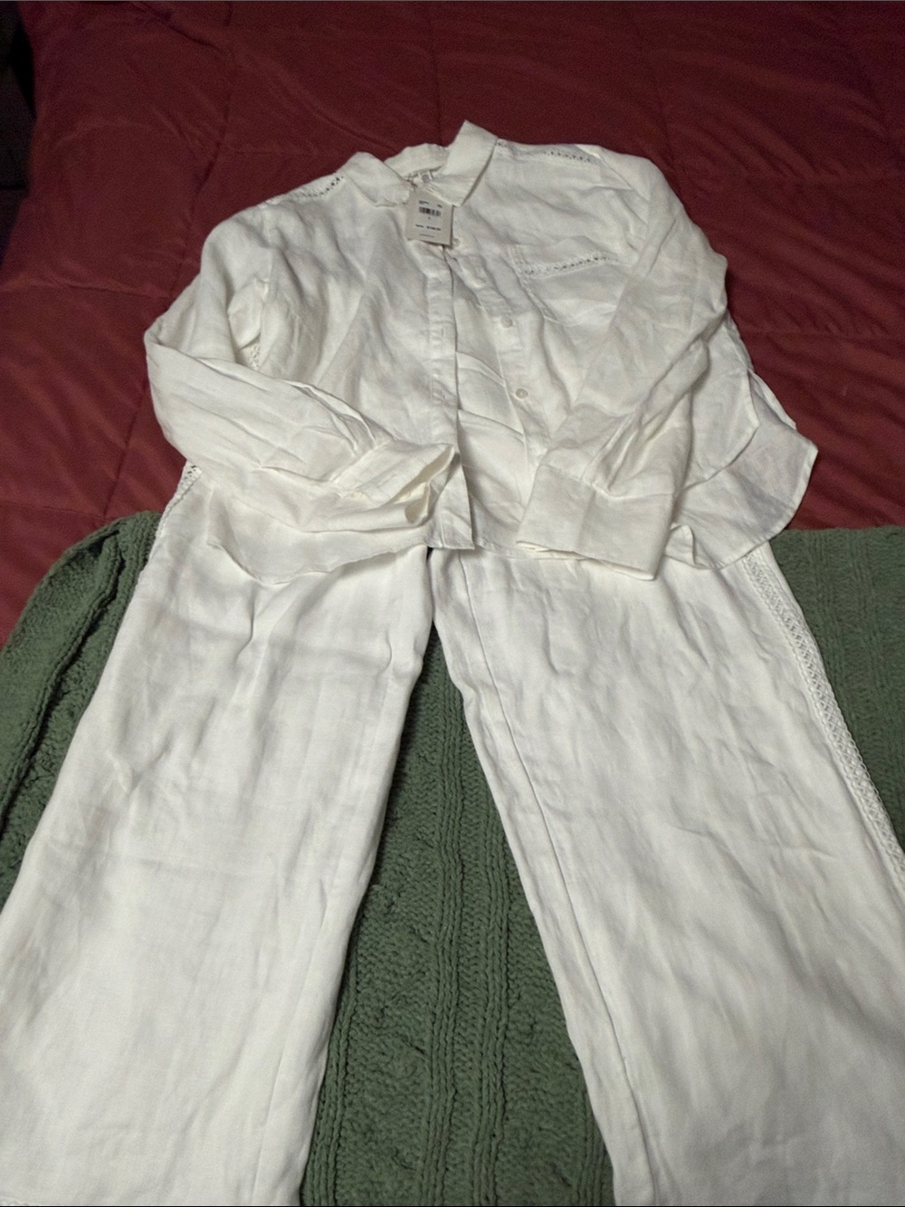 Splendid White Linen women’s  Chinos